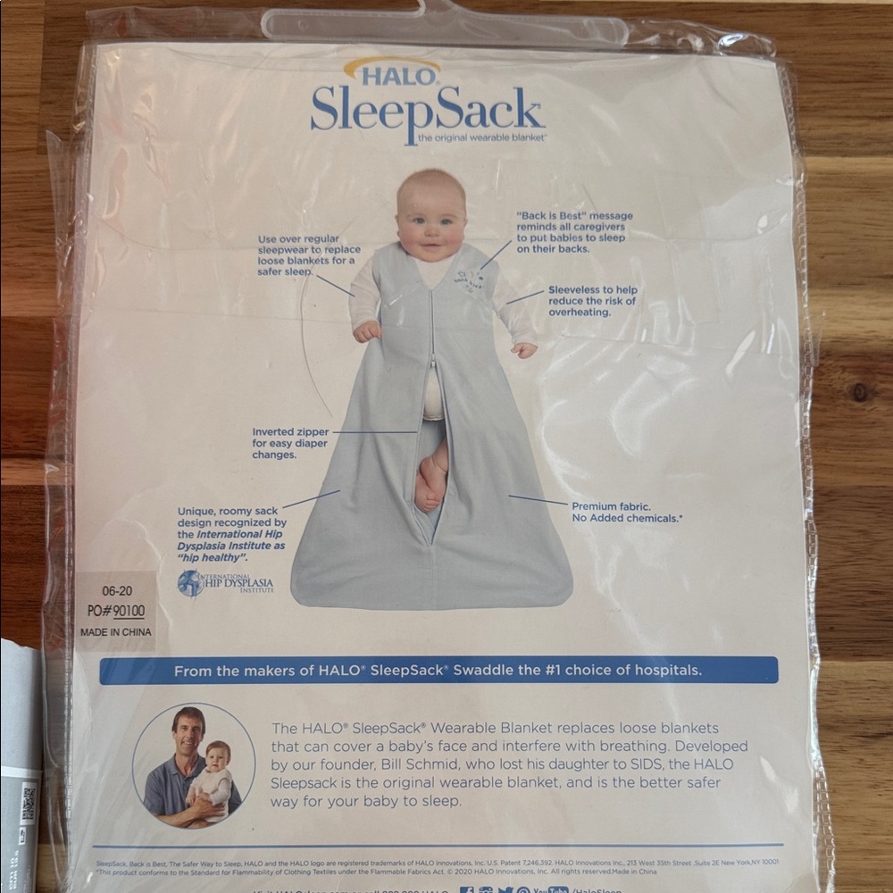 New Halo SleepSack Wearable Blanket Cream White - Picture 2 of 2